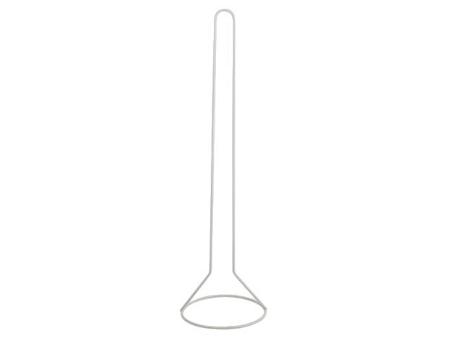 Suport - rezervă de podea pentru hârtie WC MSV 50.5cm alb, crom