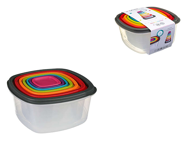 Set recipiente alimentare Five 7buc