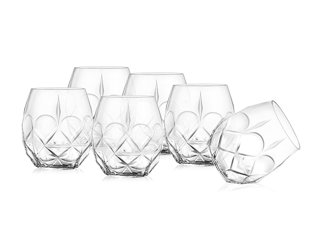 Set 6 pahare whisky tip Tumbler Alkemist 380ml, cristal
