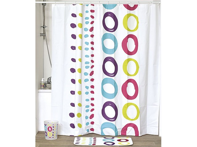 Perdea pentru dus 180X180cm Tendance Cadaques, PEVA