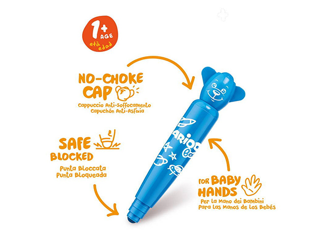 Set carioci 6buc Carioca Baby pentru copii 1+