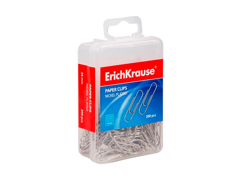 Clame metal 200 buc, ErichKrause, cutie plastic