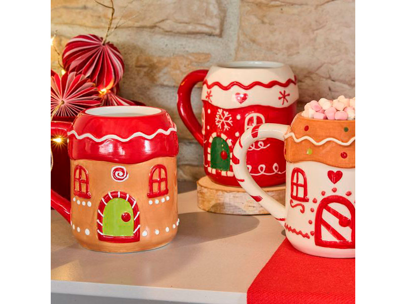 Cana 400 ml Tognana Gimger Cookie Sweet Homef, 3 modele, ceramica