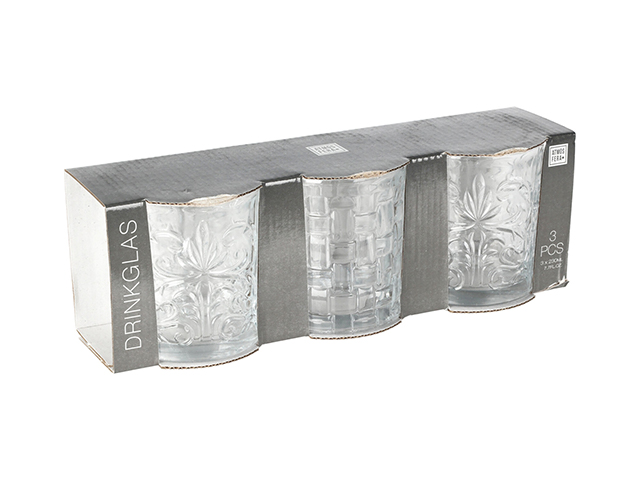 Set 3 pahare tip Tumbler EH 230ml