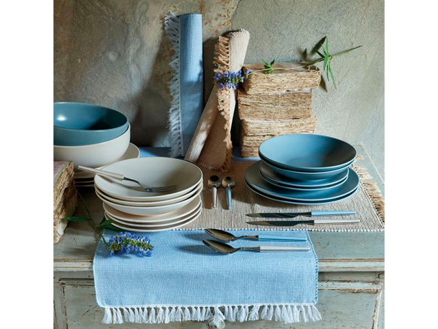 Servetel de servire Tognana Basic Celeste 50X35cm