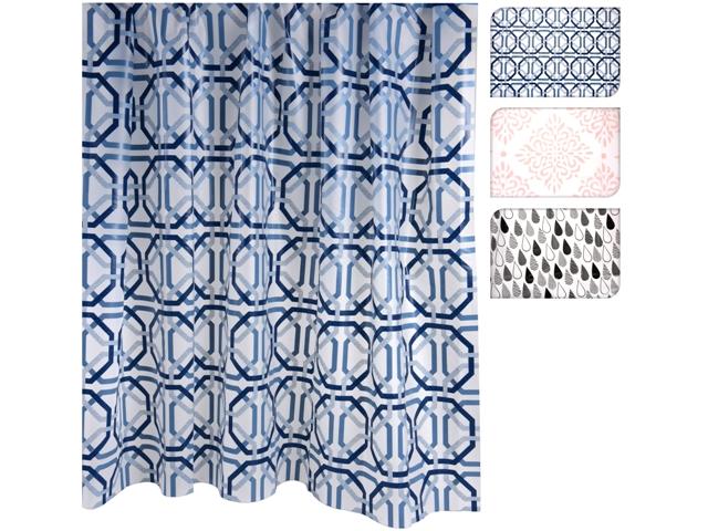 Set perdea pentru dus 180X180cm si covoras de baie 40X60cm