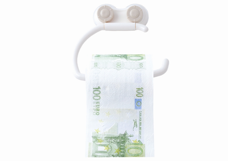 Suport pentru hârtie WC, din plastic