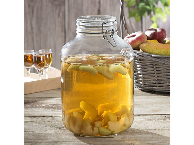 Borcan pentru pastrare/conservare Fido 4.67l, cu capac clema