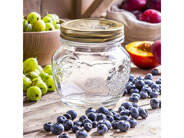 Borcan din sticla cu capac Q.S.Amfora 0.5l