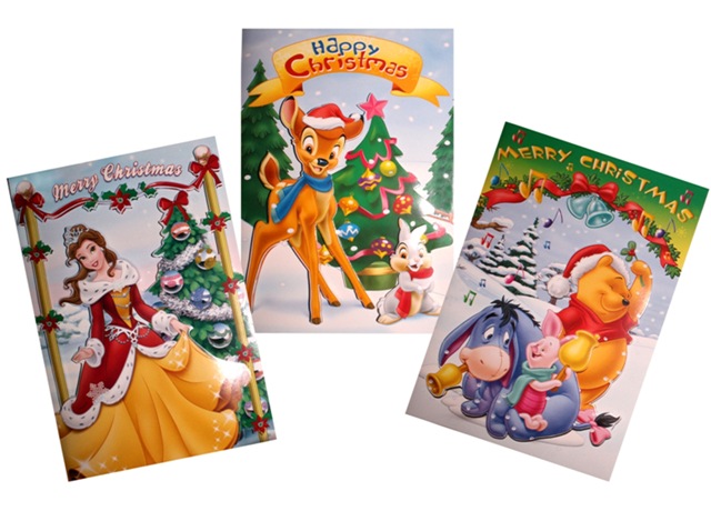 Autocolante de Craciun 64X15cm, albastru, 4 modele