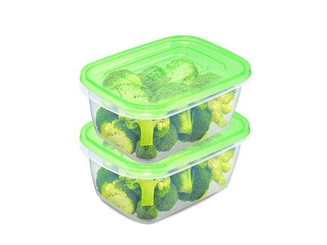 Set containere alimentare EZ Lock 2buc, 1.3l, 21X14X9cm