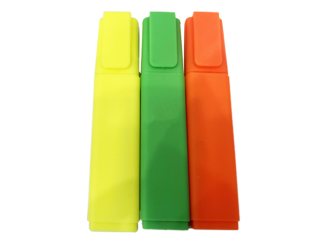 Set textmarkere 3buc, neon