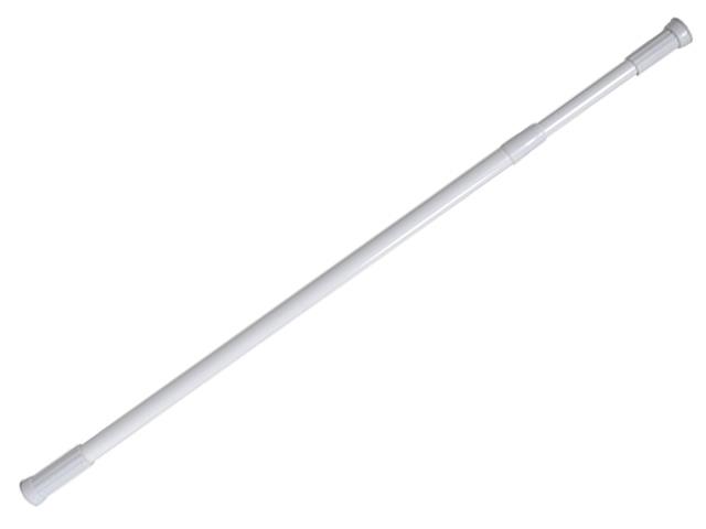 Tijă glisantă pentru perdea MSV 70-120cm albă, aluminiu