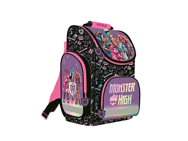Ghiozdan Bambino MonSter Nigh 27.5X16X35.5cm