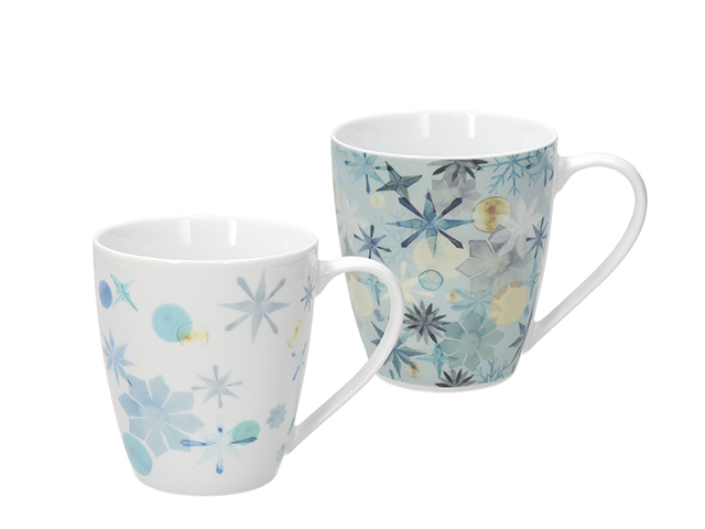 Set 2 cani 340ml Andrea Fontebasso Cristalli, portelan