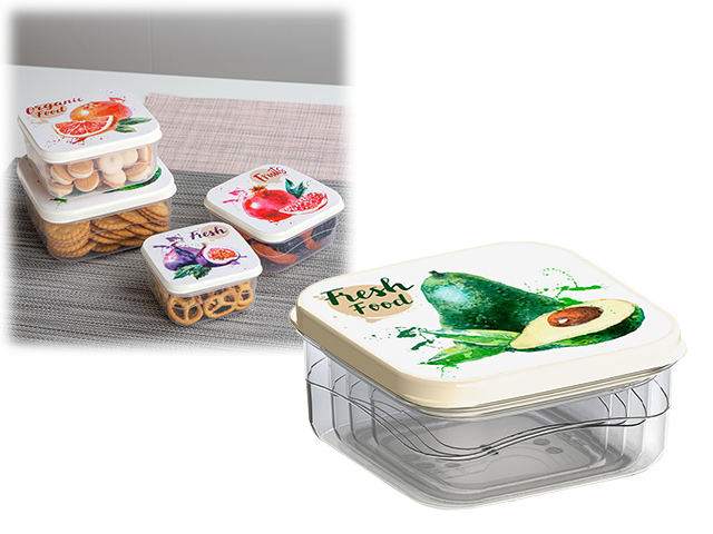 Set containere alimentare Phibo 