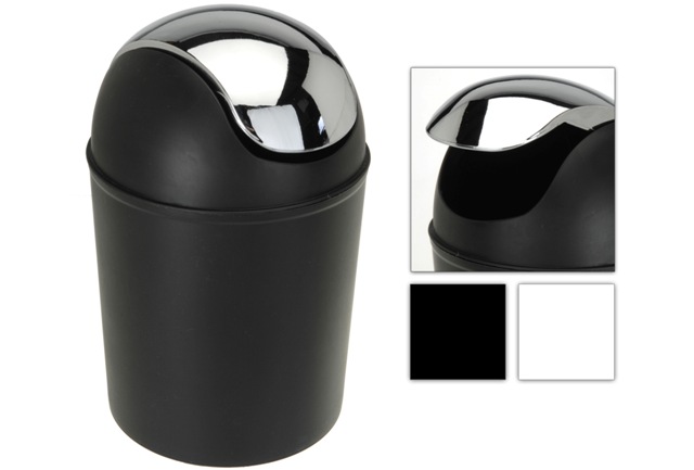 Cos pentru gunoi cu pedala 3l, H24.5cm, D16.5cm,metal