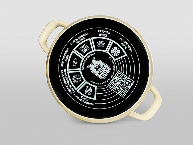 Set cratite emailat Fructe 3buc, capac din sticla