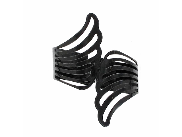 Clip perdea Luance Angel negru, metal