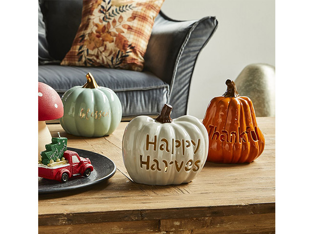 Dovleac ceramic AF 17X17cm Blessed, ceramica