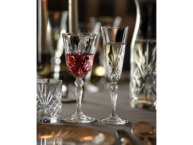 Set 6 pocale pentru vin Melodia, 210ml