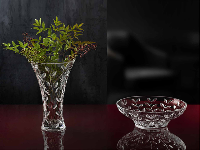 Vaza din cristal Laurus D15.9cm, H30сm