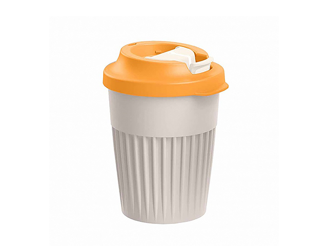 Pahar ToGo cu clapeta Phibo 350 ml, forma relief 