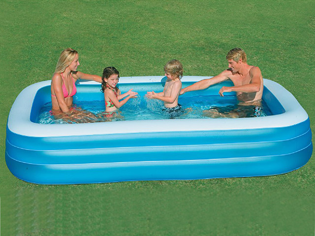Piscina gonflabila pentru familie 305x183x56 cm, 1050 l, 6+