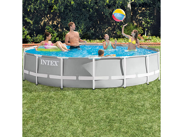Piscină PRISM FRAME PREMIUM 457×107сm, 14614L, cadru metalic, cu pompa de filtrare