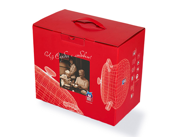 Cratita emailata Ciabatta 22cm, 5.7l, capac din sticla