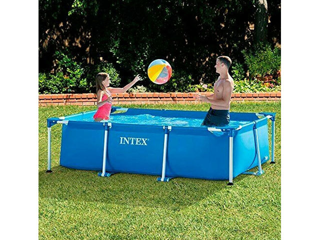 Piscina cu carcasa rectangulara 260x160x65 cm, 2282 l, cadru metalic