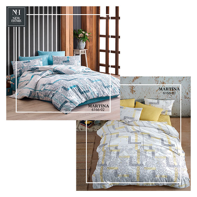 Lenjerie de pat 2pers NH Ranforce Martina, policoton