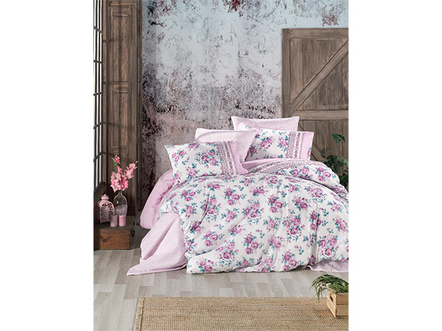 Lenjerie de pat 2 persoane NH Ranforce Liza, policoton