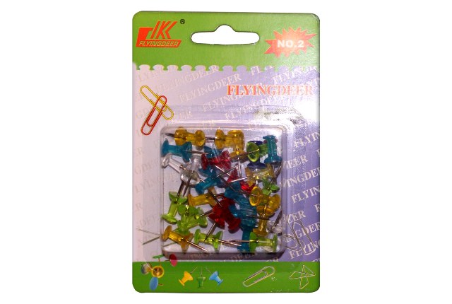 Set pioneze 20buc plastic, colorate 
