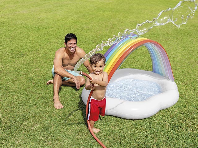 Piscină gonflabilă cu copertină 