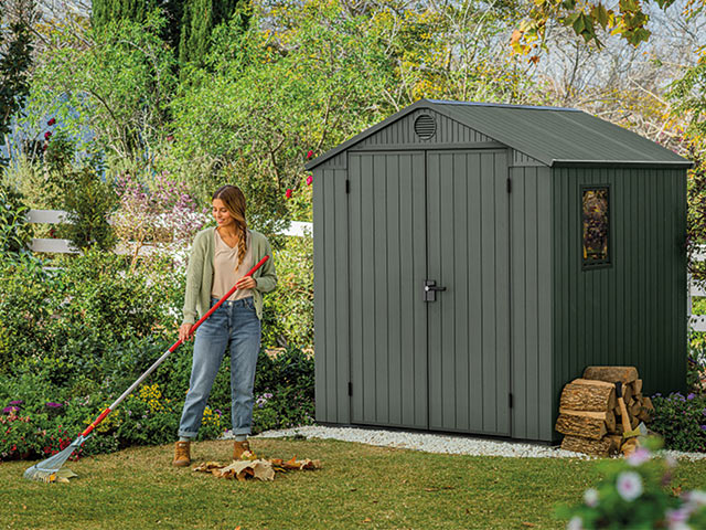 Casuta de gradina Darwin 6X6 190X183X221 cm, verde