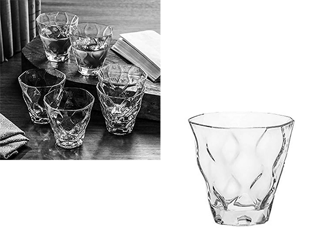 Set 6 pahare tip Tumbler Riflessi 220ml, cristal