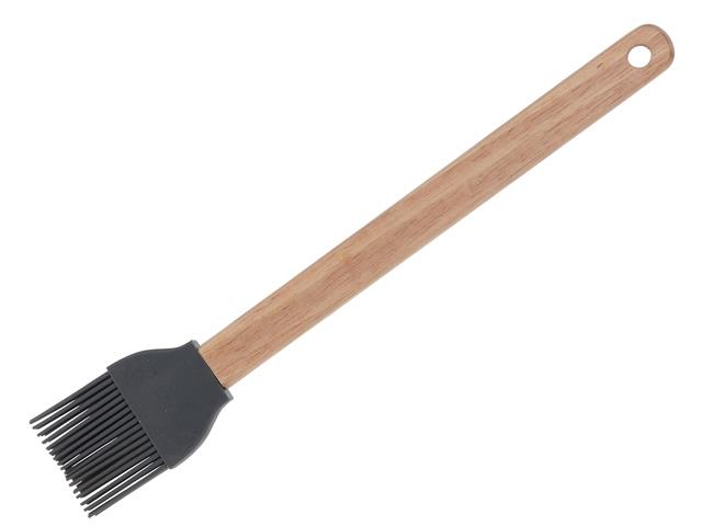 Perie pentru patiserie EH 26/28cm din silicon, maner lemn