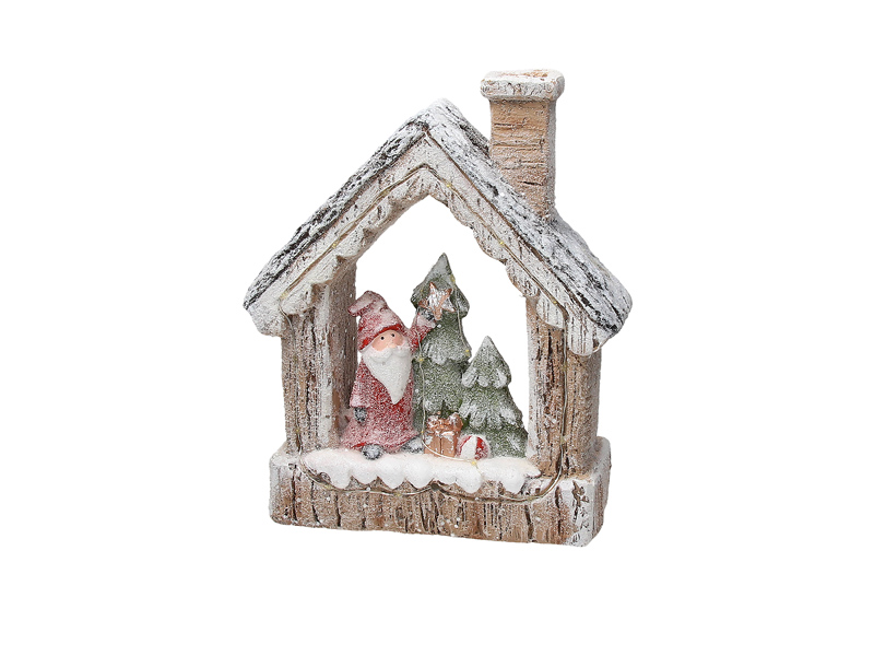 Suvenir de craciun LED Casa H32 cm