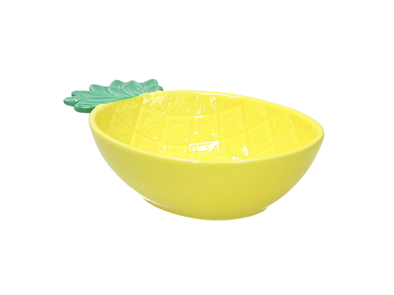 Salatiera din ceramica 17X12X4 cm Tognana Pachy Ananas