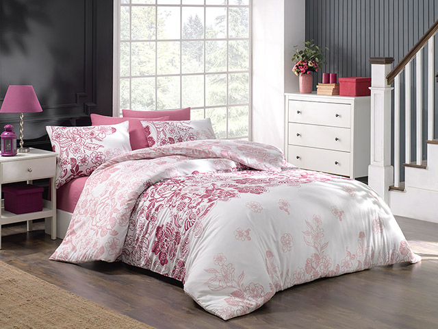 Lenjerie de pat pentru 2 persoane NH Ranforce Premium Armina 2779-02, policoton