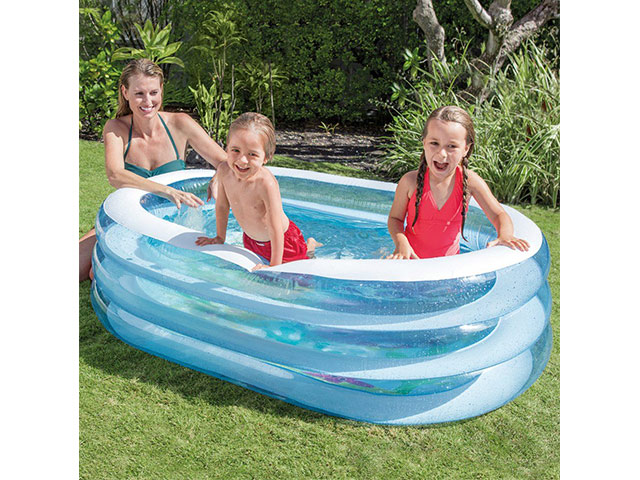 Piscină gonflabilă pentru copii „Prietenii din mare” 163x107x46 cm, 230 L, 3+