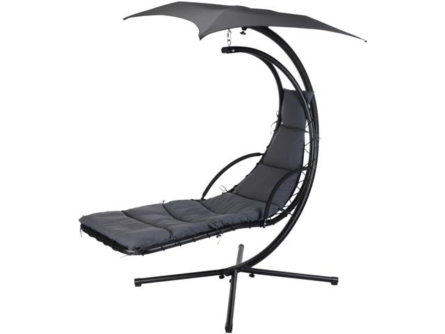 Scaun suspensie cu umbrela din otel 210X188X114cm, sur