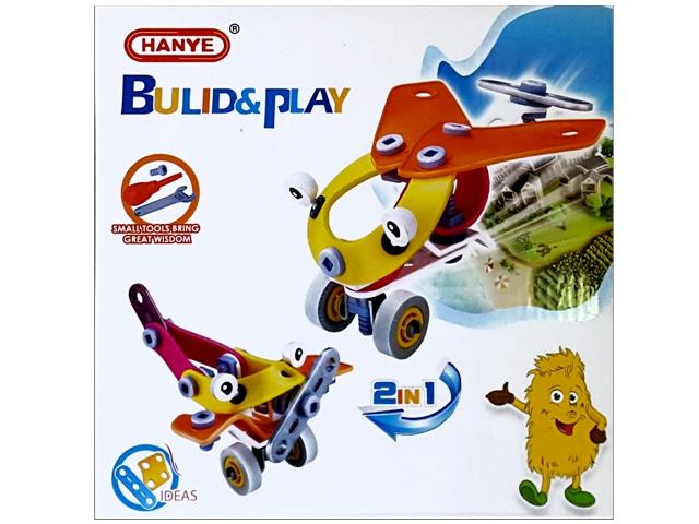 Constructor Hanye 2in1 masina-elicopter 15X15X8cm