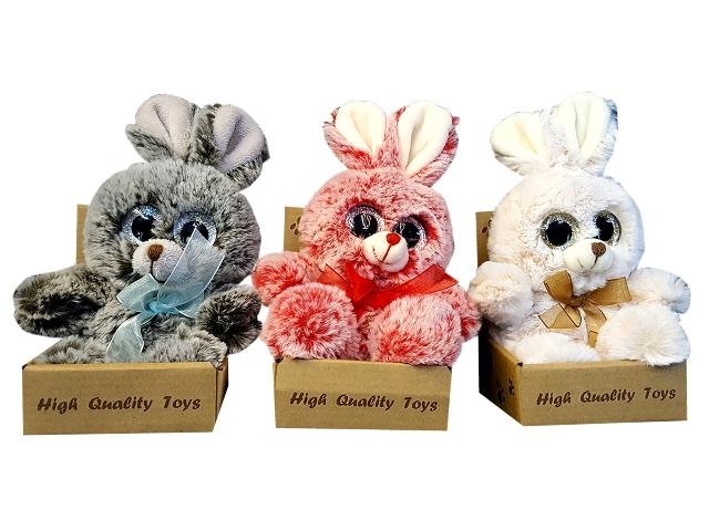 Jucarie iepurasi cu ochii mari 17cm