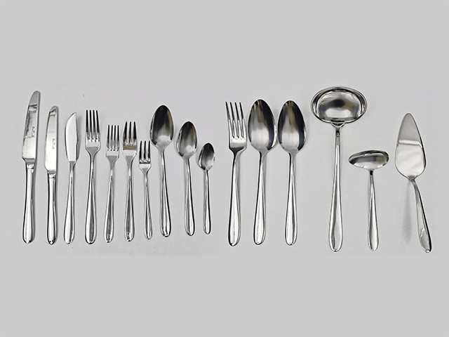 Set de tacamuri Pinti Palladium 126buc, inox