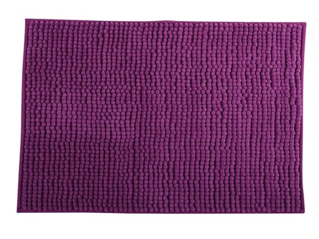 Covoras pentru baie 60X90cm MSV Chenille violeta, microfibra