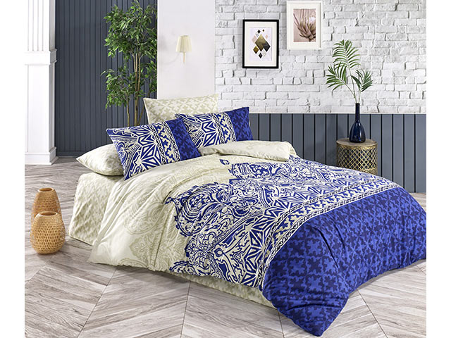 Lenjerie de pat 2pers NH Ranforce Nil, policoton