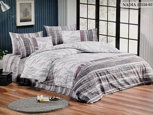 Lenjerie de pat 2pers NH Ranforce Nadia 57556-03, policoton