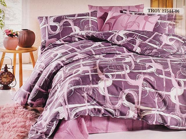 Lenjerie de pat 2pers NH Ranforce Troy 27544-06, policoton